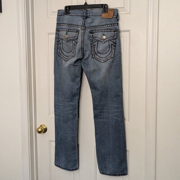 True Religion Men's  Relaxed Straight  Size 34 Blue - Picture 8 of 16